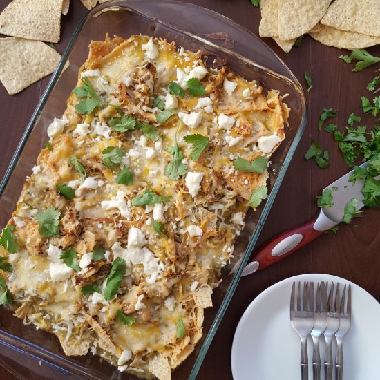 Easy Chicken Chilaquiles