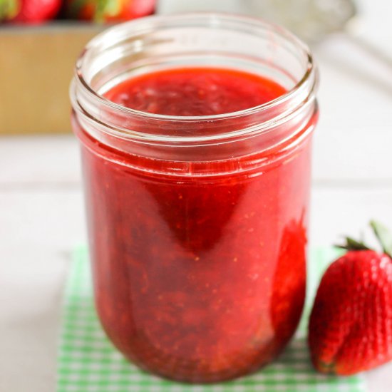 Easiest Strawberry Jam Ever