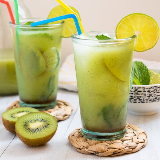 Kiwi Key Lime Cucumber Refresher