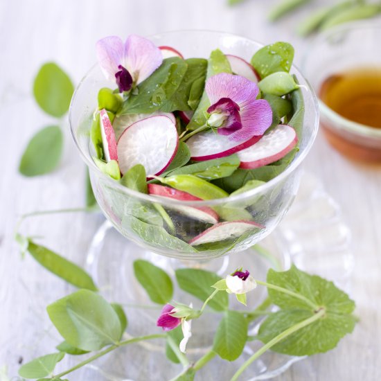 Radish Sweet Pea Salad