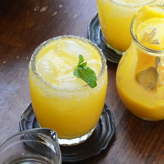 Mango Meyer Lemon Margaritas