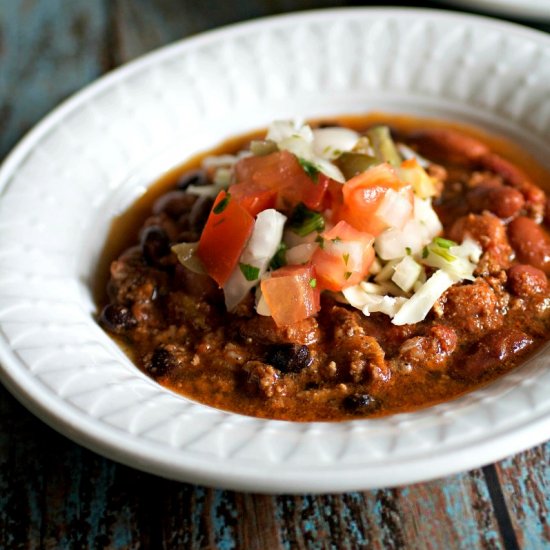 Beef and Chorizo Chili