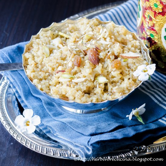 Wheat Rava Sakkarai Pongal