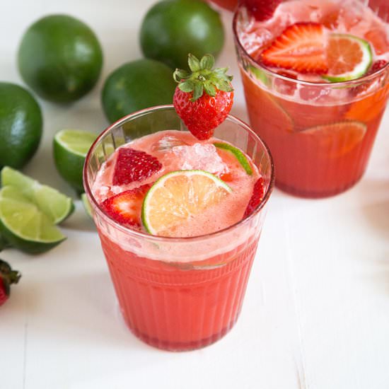 Strawberry Ginger Limeade