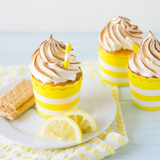 Lemon Meringue Pie Cupcakes {GF}