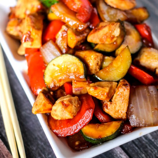 Sweet & Spicy Chicken Stir Fry