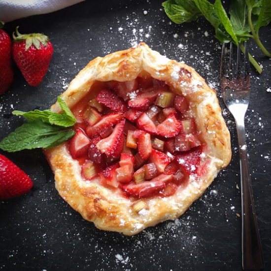 Rhubarb Galette