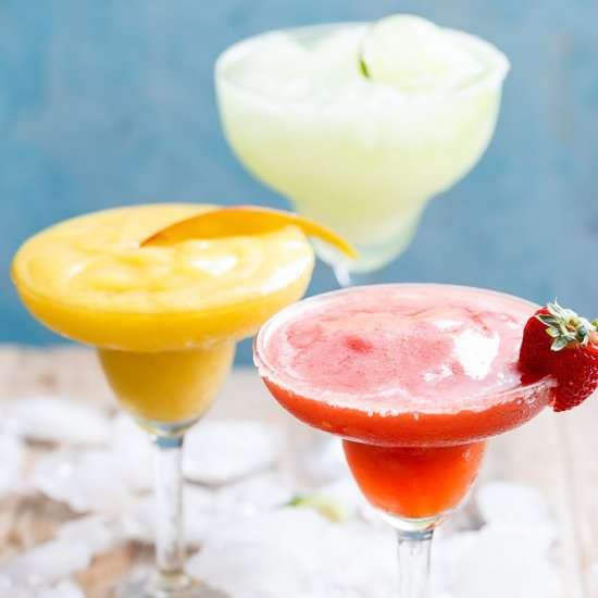 Frozen Strawberry + Mango Margarita