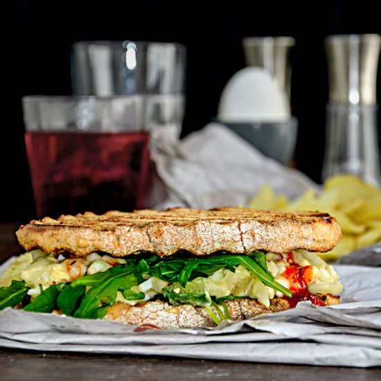 Curried Egg Salad Sandwich