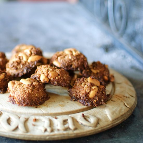 Peanut Anzac Cookies