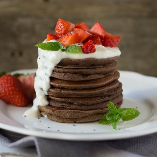 Gluten free Cacau Pancakes