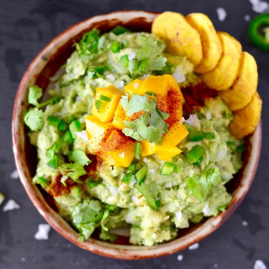 Spicy Mango Guacamole