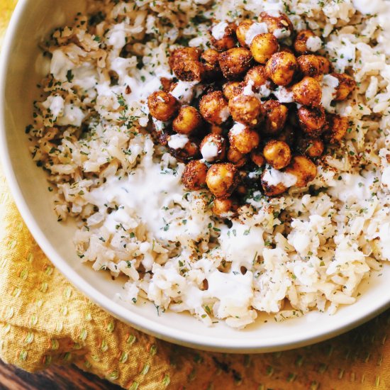 Spicy Turkish Chickpea Bowl