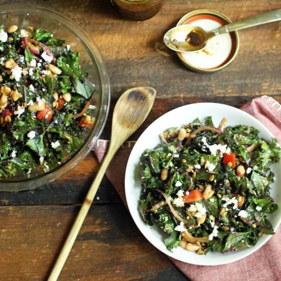 Mediterranean Chopped Kale Salad