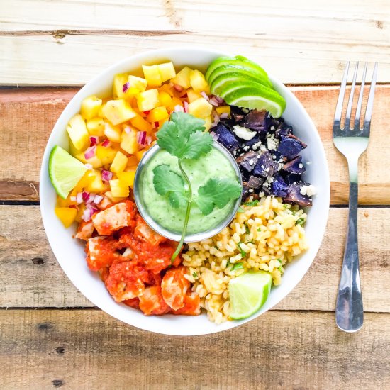 Fiery Sweet Burrito Bowls