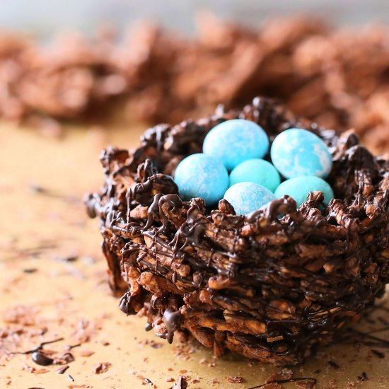 Edible Bird’s Nest Cake Topper