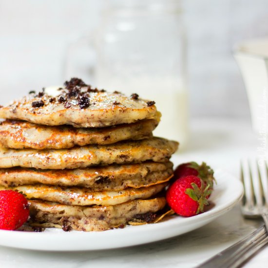 Leftover Muffins in a Pancake