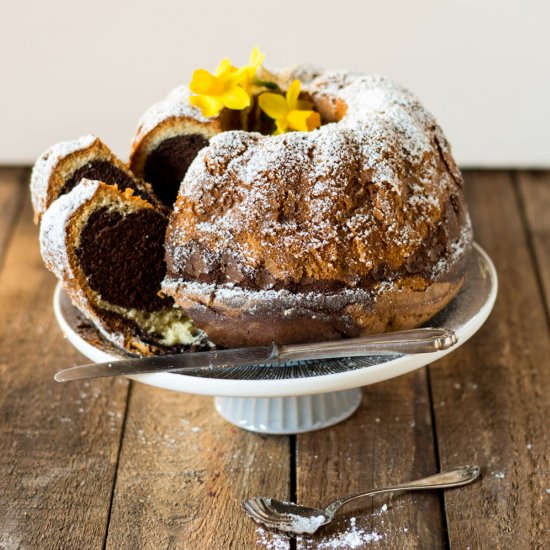 Grandmas best Marble bundt cake