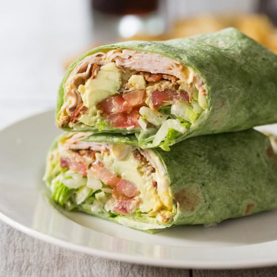 California Turkey Club Wrap