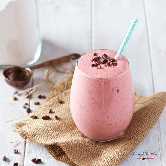 Healthy Strawberry Milkshake