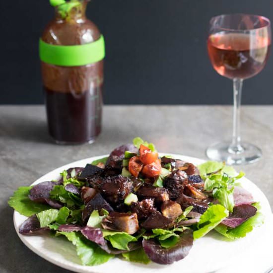 Blueberry Whiskey BBQ Salad