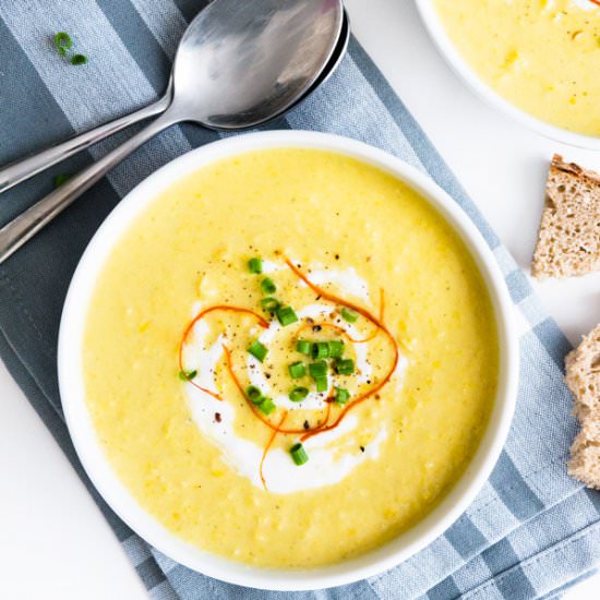 Curried Cream of Corn Soup