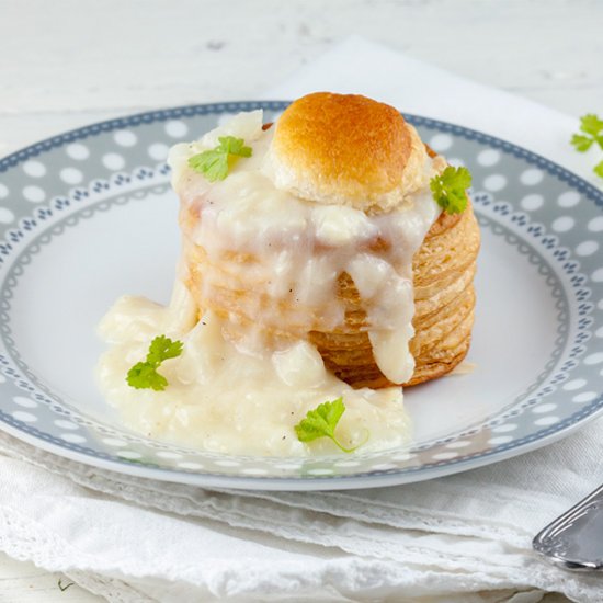 White Asparagus Vol au Vents