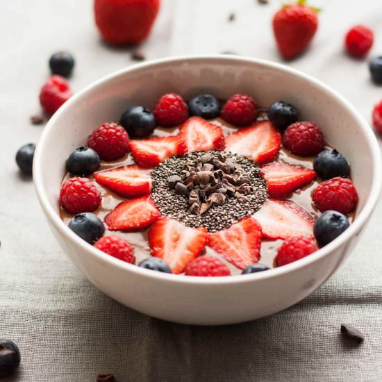 Mint Chocolate Smoothie Bowl