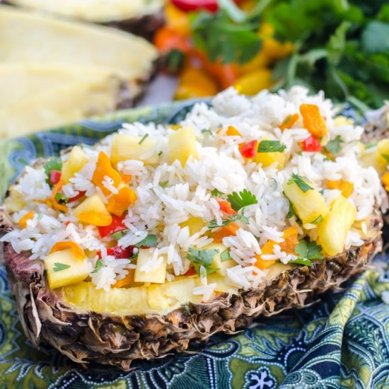 Tropical Pineapple Cilantro Rice