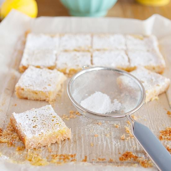 Lemon Bars with Shortbread Crust