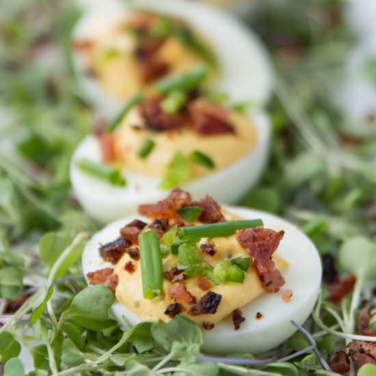 Bacon Deviled Eggs