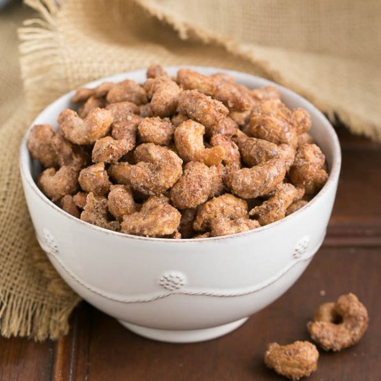 Spicy Sugared Cashews