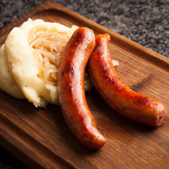 Sausage and Mashed Potatoes