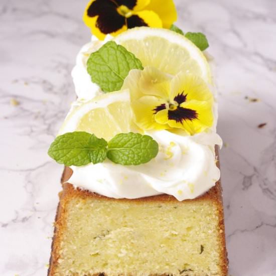 Lemon and Mint Pound Cake