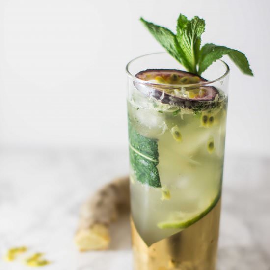 Ginger and Passion Fruit Mojito