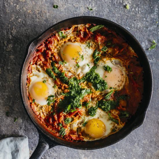 Shakshouka with Zhoug