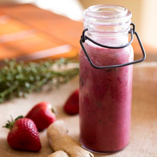 Immune-Boosting Strawberry Smoothie