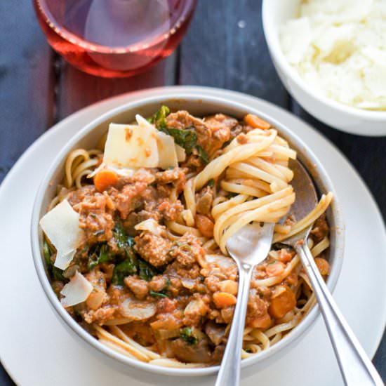 Veggie-Loaded Bolognese