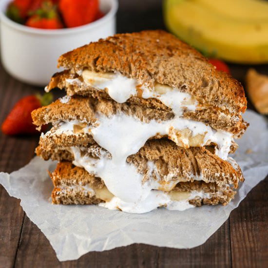 Banana Flutternutter Sandwich