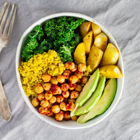 Vegan Turmeric Quinoa Bowls