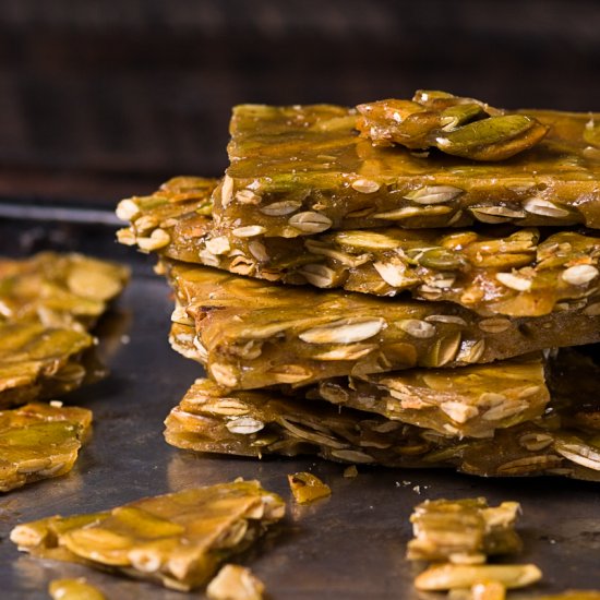 Chipotle Pumpkin Seed Brittle