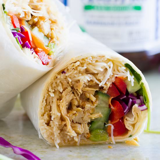 Easy Chicken Teriyaki Wraps