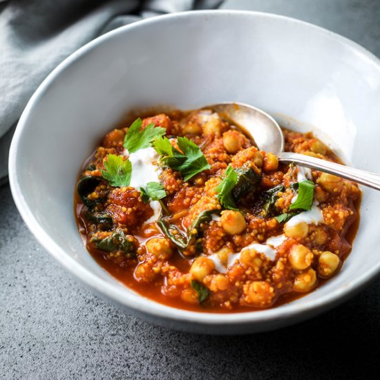 Spicy Chickpea Couscous Bowls