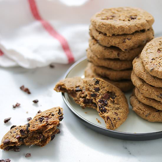 Chocolate chip Chickpea Blondies