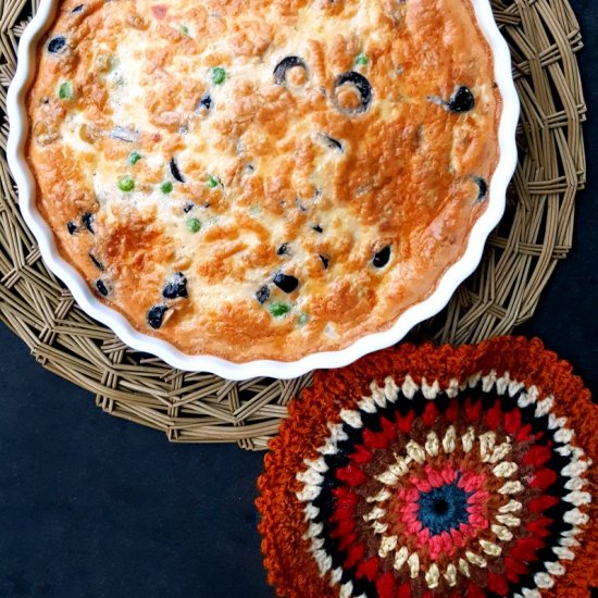 Italian frittata (in Bulgarian)