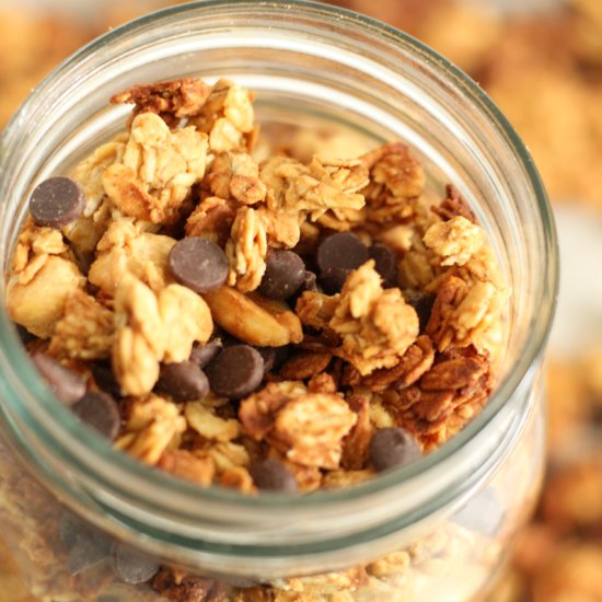 Chocolate Peanut Butter Cup Granola