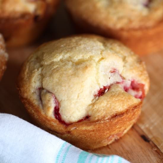 Lemon Strawberry Muffins