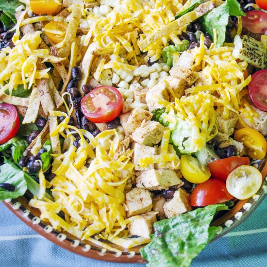 Chicken & Corn Salad with Chipotle