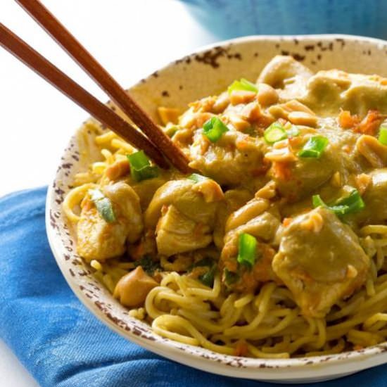 Thai Coconut Peanut Chicken