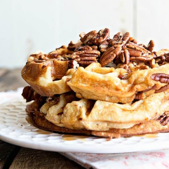 Maple Pecan Waffles